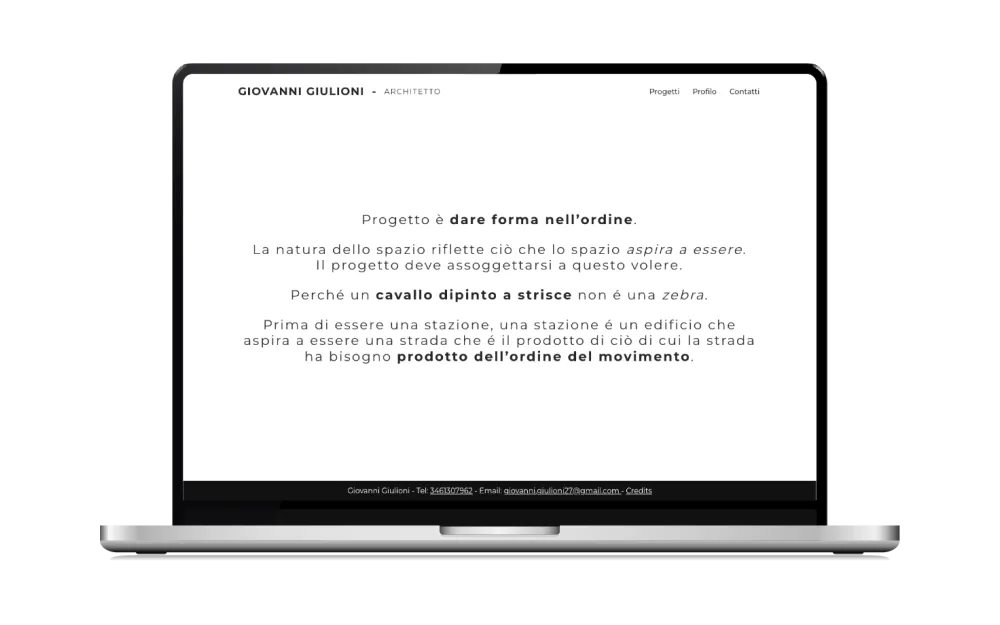 Architetto Giovanni Giulioni