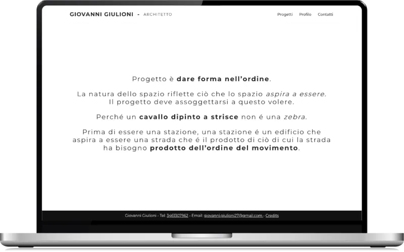 Architetto Giovanni Giulioni